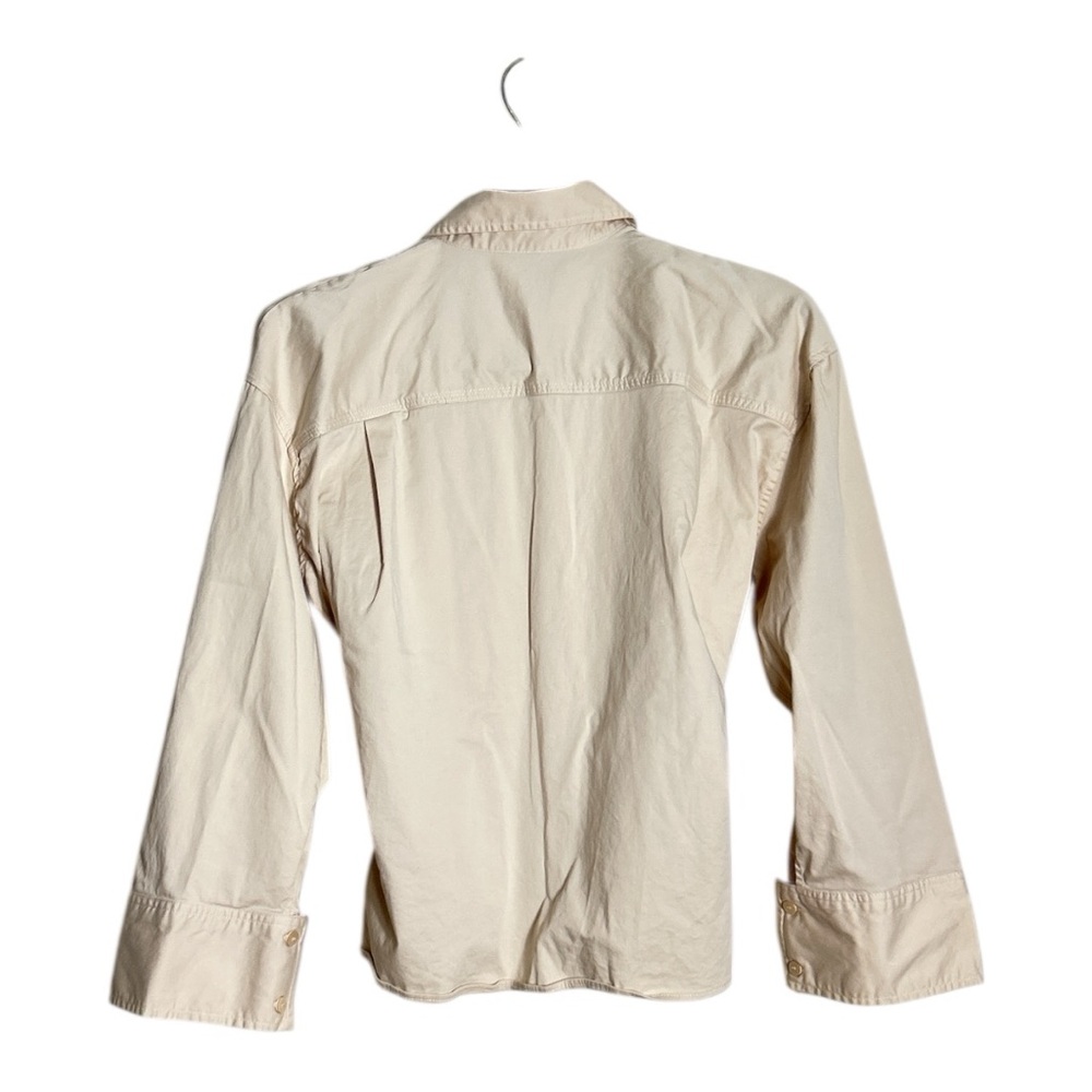 Zara Cream Cargo Shirt Size XS - Picture 3 of 9